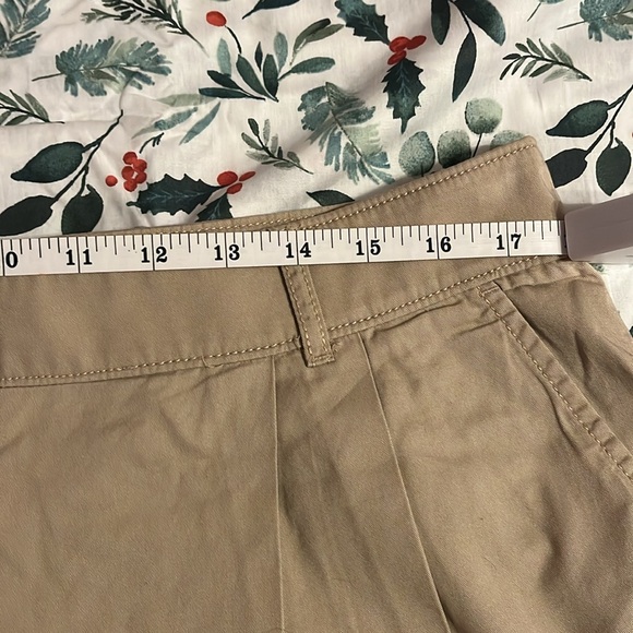 loft khaki poplin pants size 14 - Picture 5 of 9